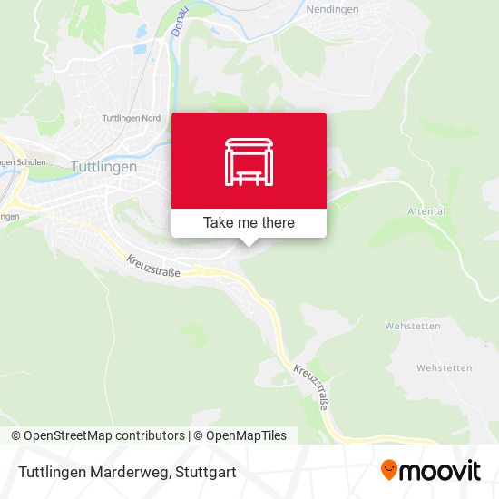 Tuttlingen Marderweg map