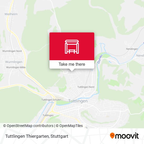Tuttlingen Thiergarten map