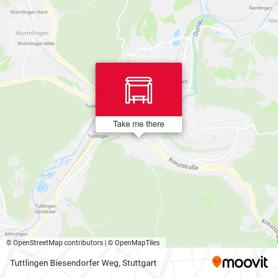 Карта Tuttlingen Biesendorfer Weg