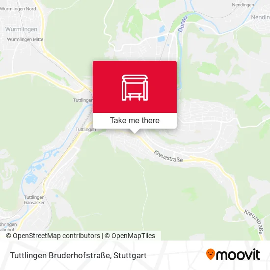 Карта Tuttlingen Bruderhofstraße