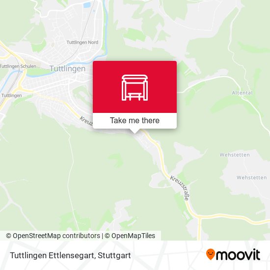 Tuttlingen Ettlensegart map