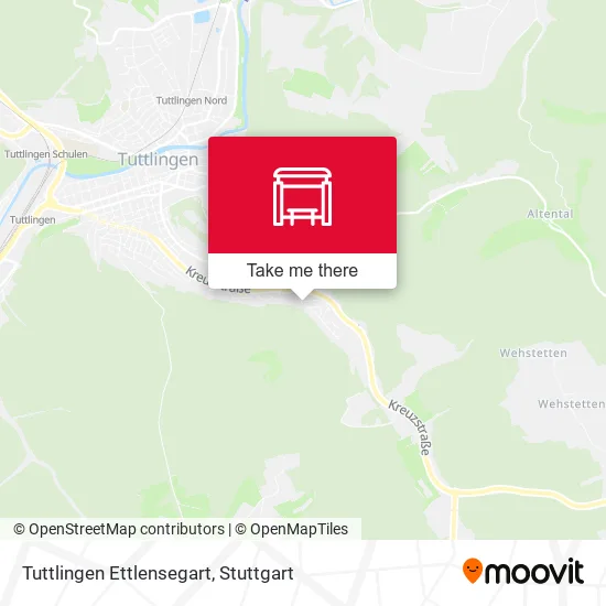 Карта Tuttlingen Ettlensegart