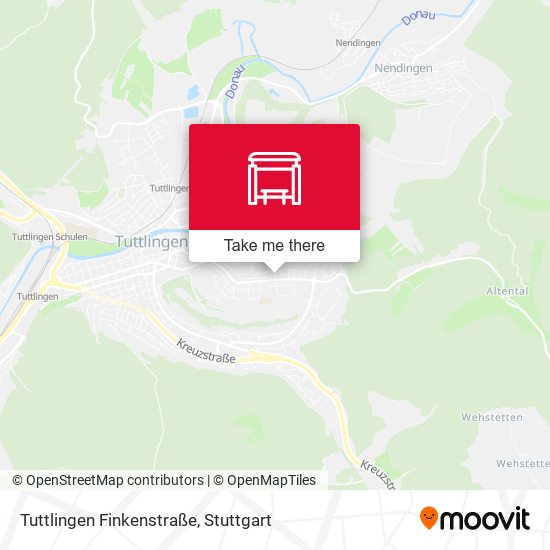 Tuttlingen Finkenstraße map