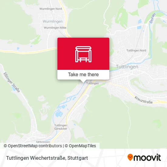 Карта Tuttlingen Wiechertstraße