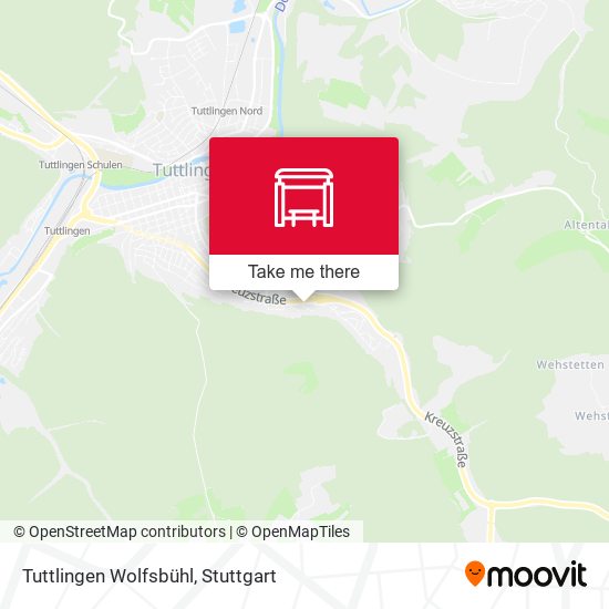 Tuttlingen Wolfsbühl map