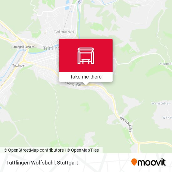 Tuttlingen Wolfsbühl map