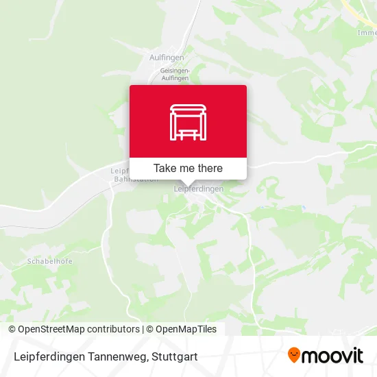 Карта Leipferdingen Tannenweg