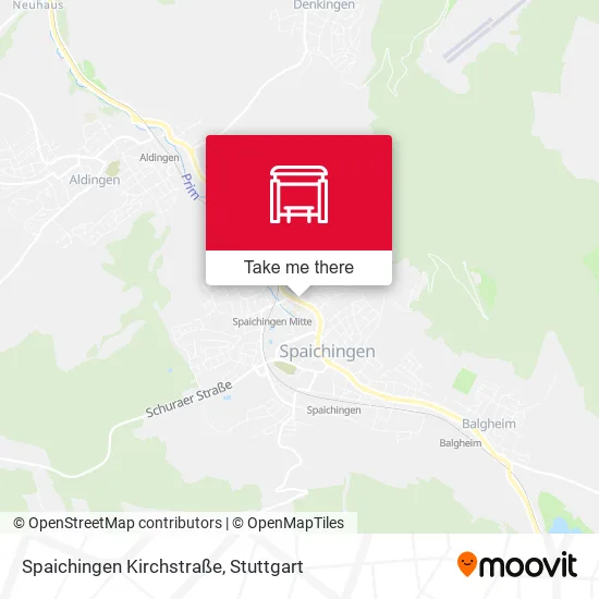 Карта Spaichingen Kirchstraße