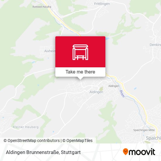 Aldingen Brunnenstraße map