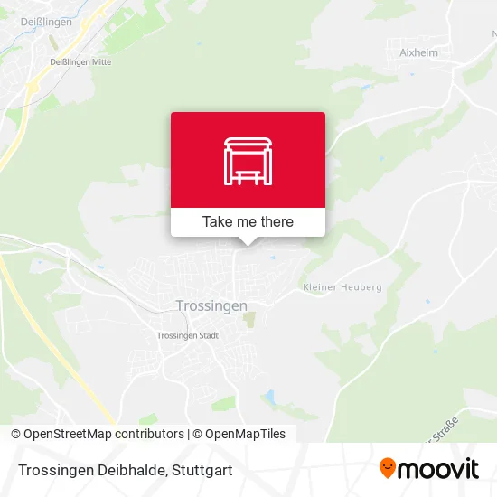 Карта Trossingen Deibhalde