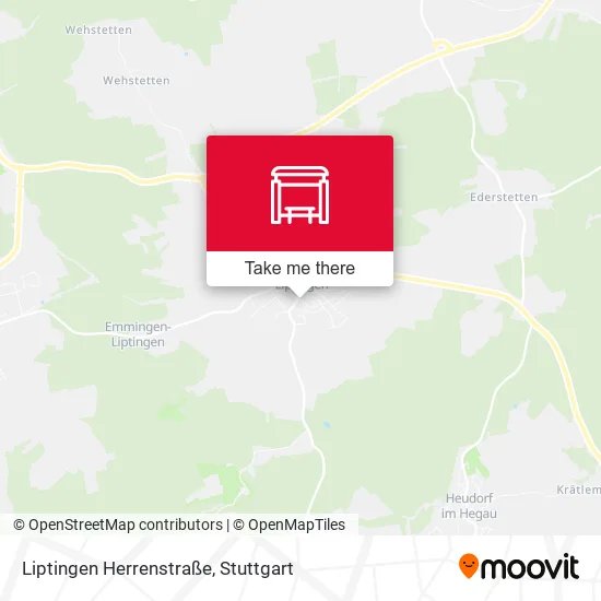 Карта Liptingen Herrenstraße