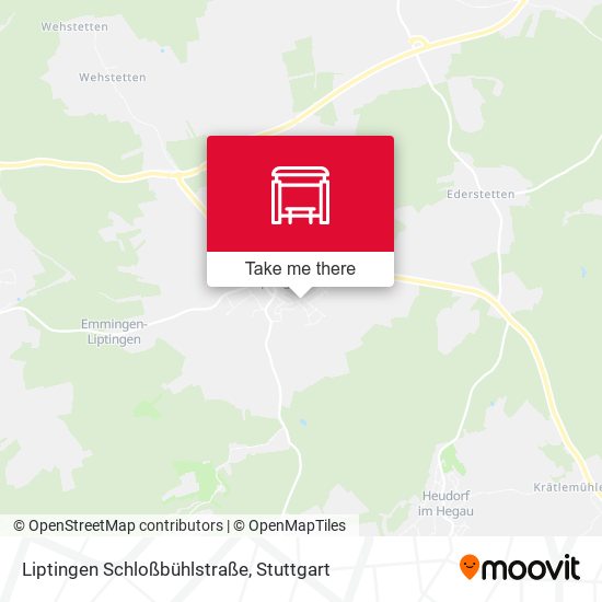 Liptingen Schloßbühlstraße map