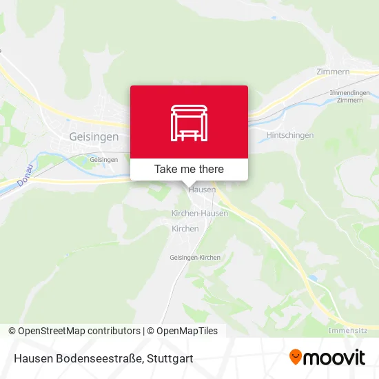 Карта Hausen Bodenseestraße
