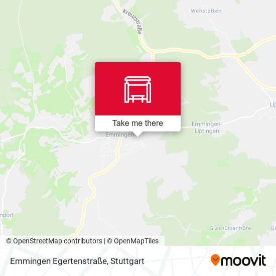Emmingen Egertenstraße map
