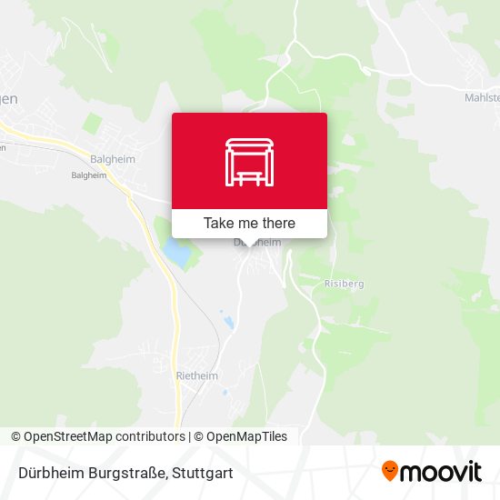 Dürbheim Burgstraße map