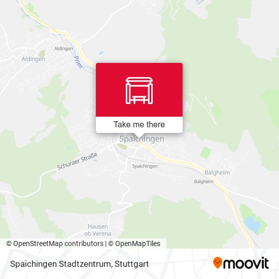 Spaichingen Stadtzentrum map