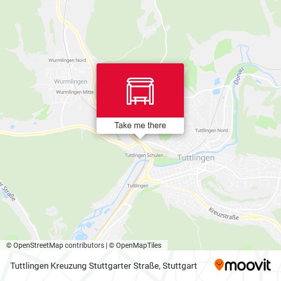 Tuttlingen Kreuzung Stuttgarter Straße map
