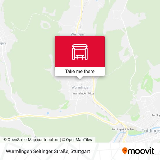 Карта Wurmlingen Seitinger Straße