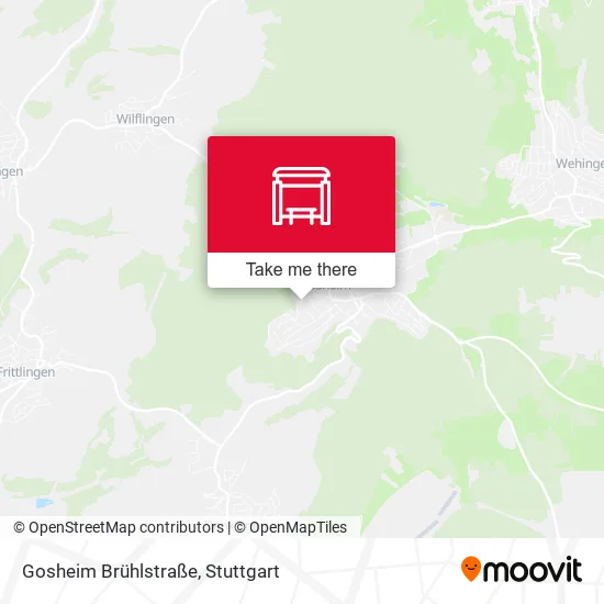 Карта Gosheim Brühlstraße