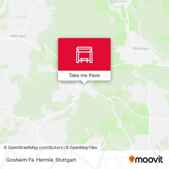 Карта Gosheim Fa. Hermle