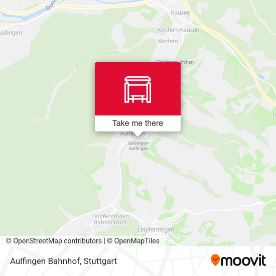 Карта Aulfingen Bahnhof