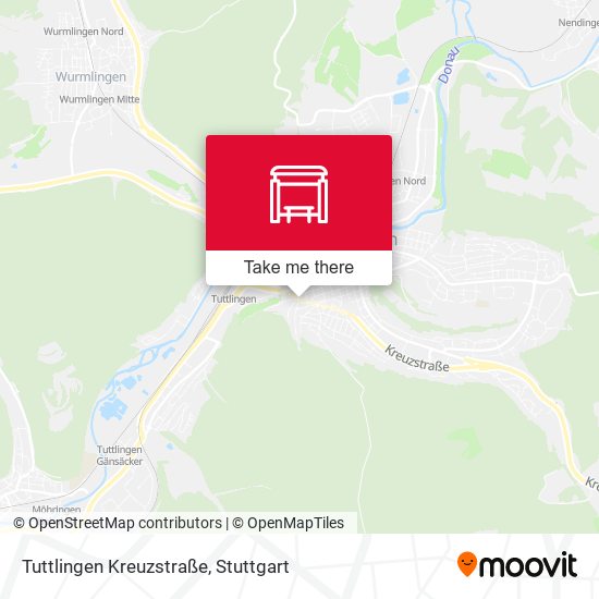 Tuttlingen Kreuzstraße map