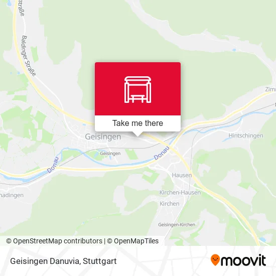 Карта Geisingen Danuvia
