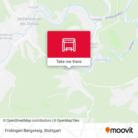 Карта Fridingen Bergsteig