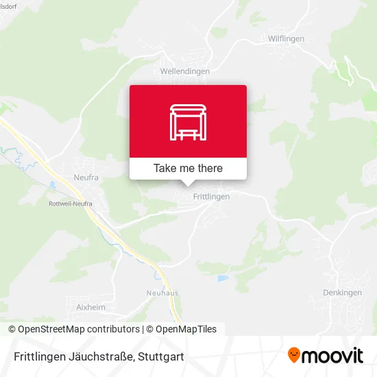 Карта Frittlingen Jäuchstraße