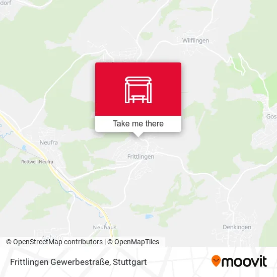 Карта Frittlingen Gewerbestraße
