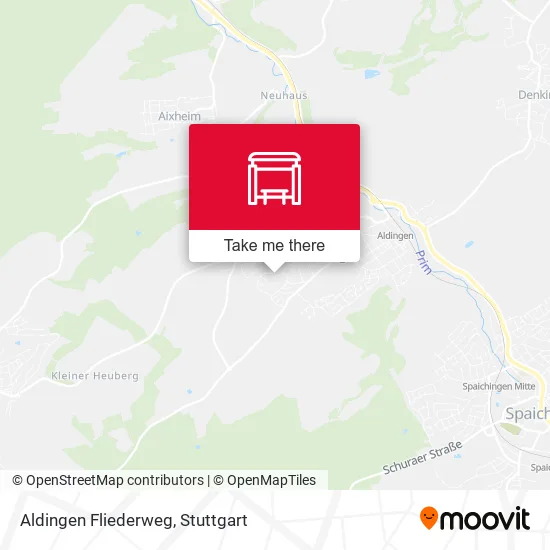Карта Aldingen Fliederweg