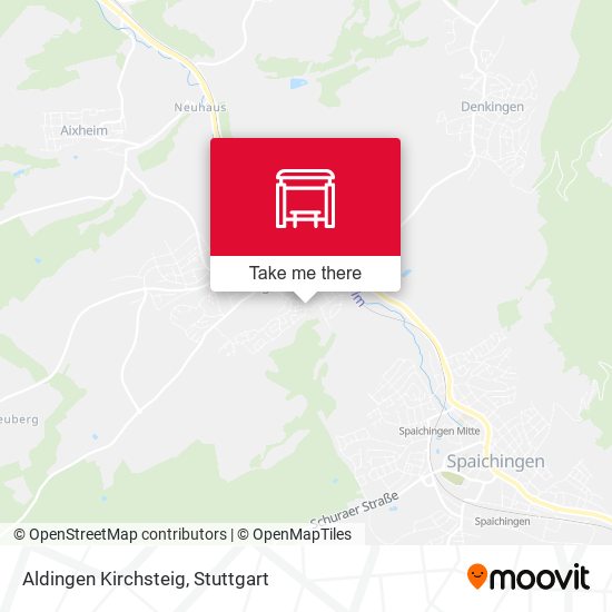Карта Aldingen Kirchsteig