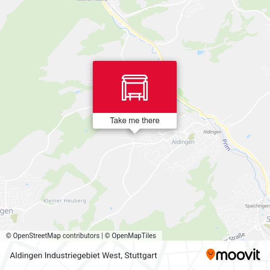 Aldingen Industriegebiet West map
