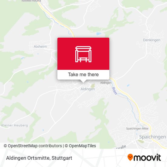 Карта Aldingen Ortsmitte