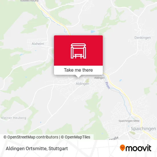 Карта Aldingen Ortsmitte