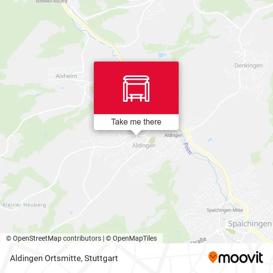 Карта Aldingen Ortsmitte