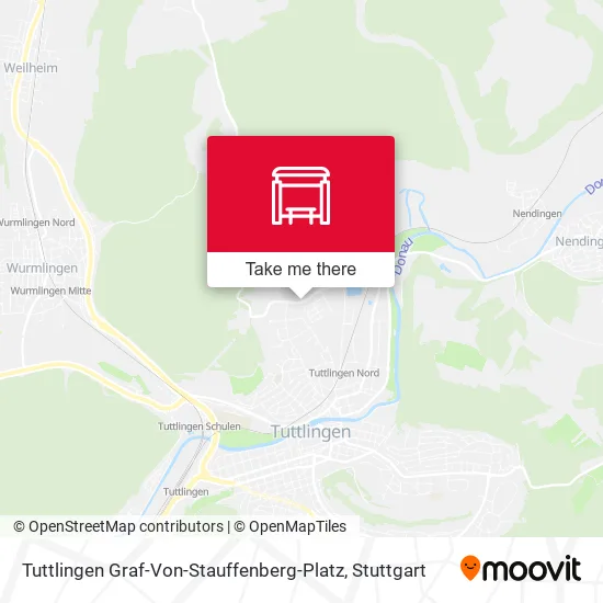 Карта Tuttlingen Graf-Von-Stauffenberg-Platz