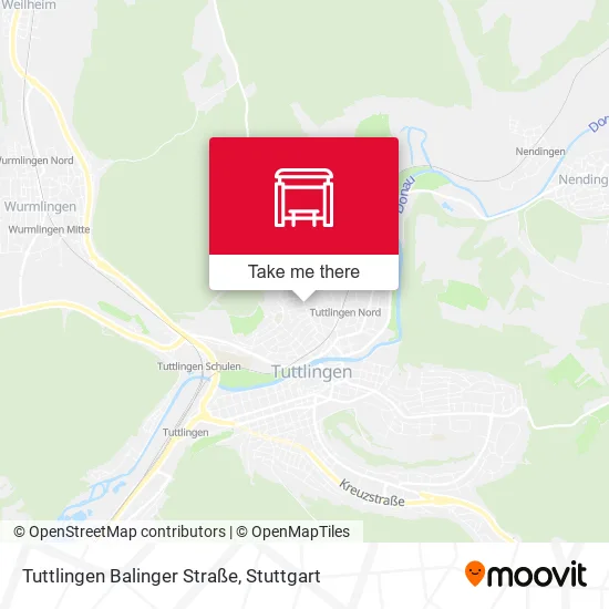 Карта Tuttlingen Balinger Straße