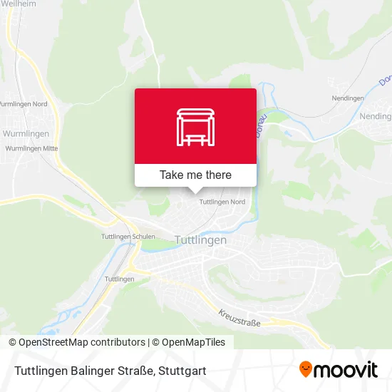 Карта Tuttlingen Balinger Straße