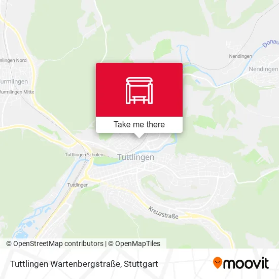 Карта Tuttlingen Wartenbergstraße