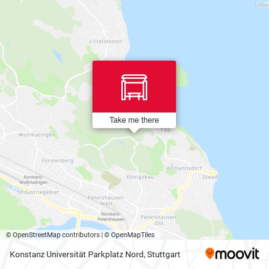 Konstanz Universität Parkplatz Nord map