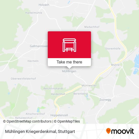 Mühlingen Kriegerdenkmal map