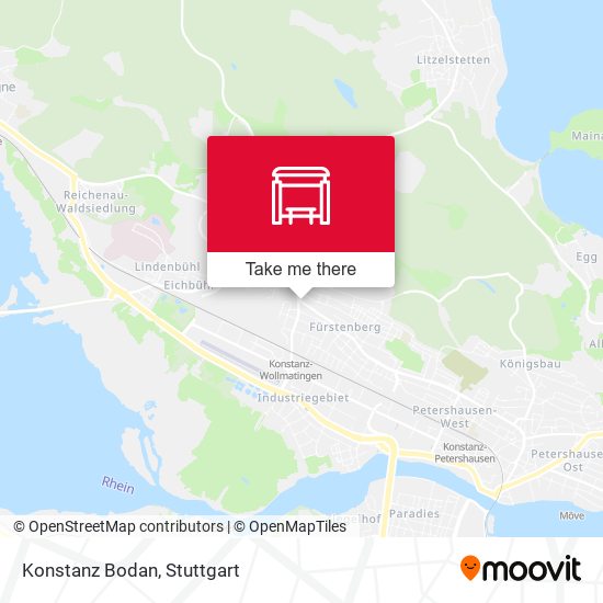 Карта Konstanz Bodan
