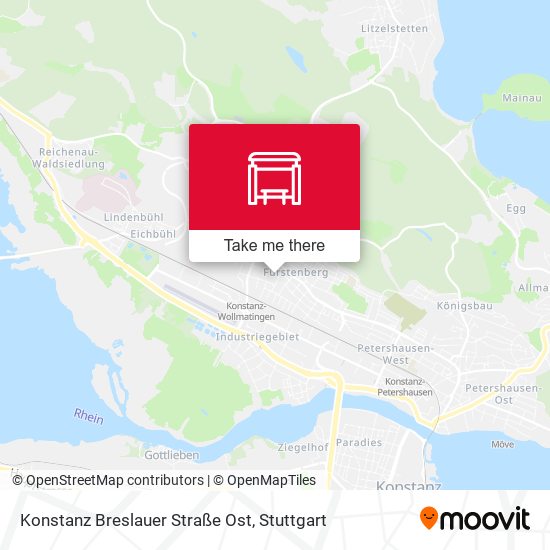 Карта Konstanz Breslauer Straße Ost