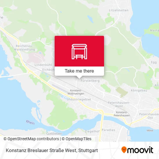 Карта Konstanz Breslauer Straße West