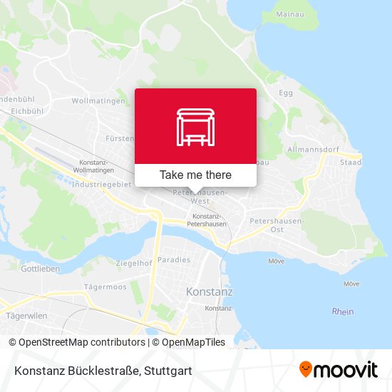 Konstanz Bücklestraße map