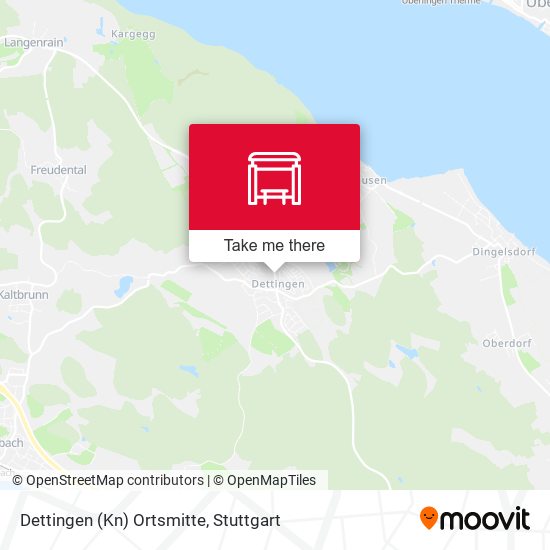 Карта Dettingen (Kn) Ortsmitte