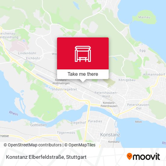 Карта Konstanz Elberfeldstraße