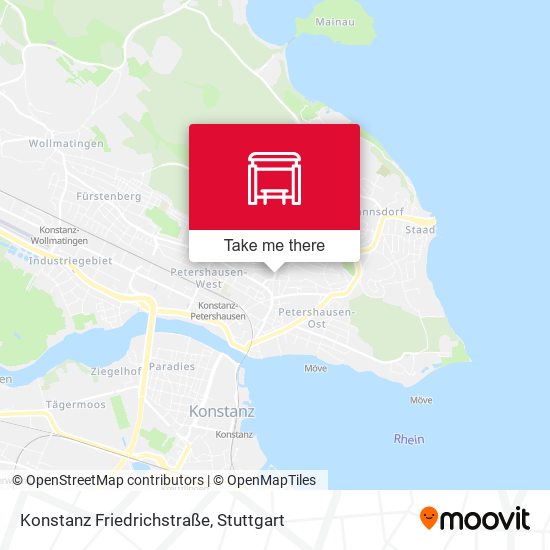 Карта Konstanz Friedrichstraße