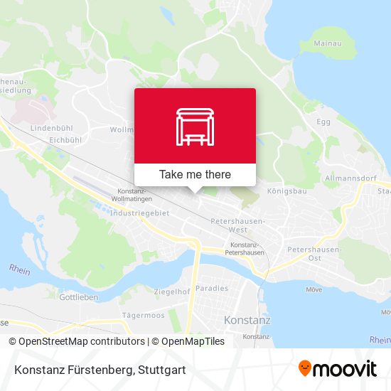 Konstanz Fürstenberg map